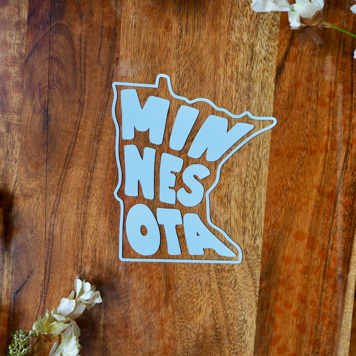 Minnesota State Outline Vinyl Decal