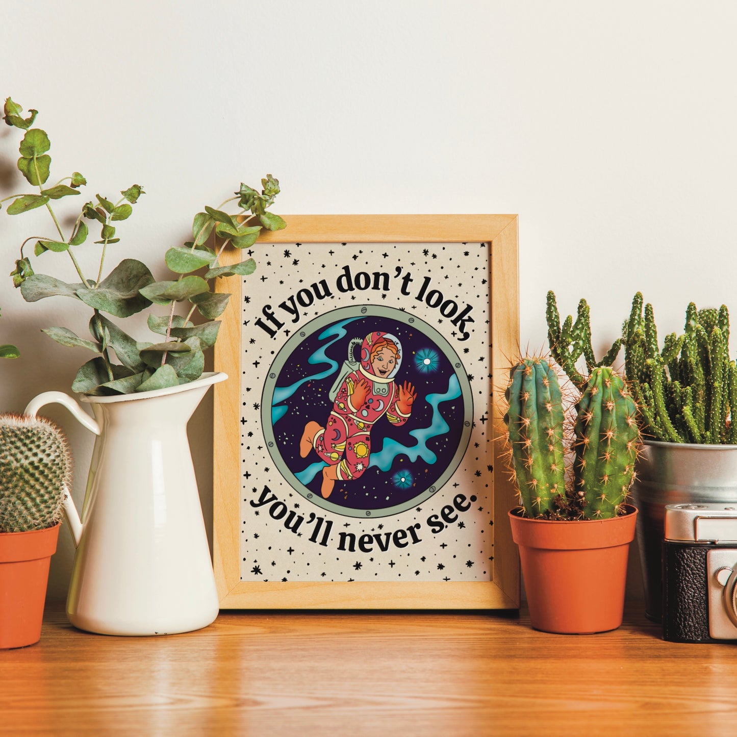 If You Don't Look, You'll Never See Digital Print