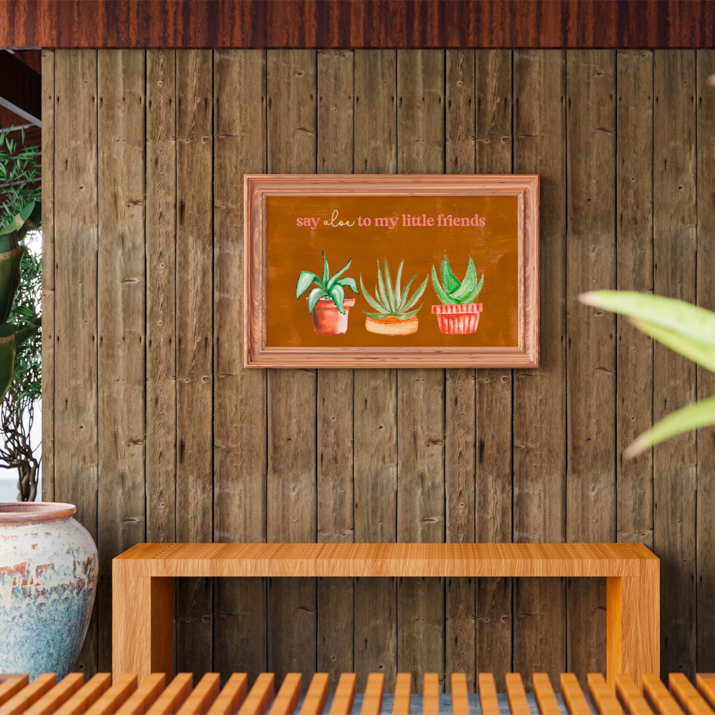 Say Aloe To My Little Friends Digital Art Printable