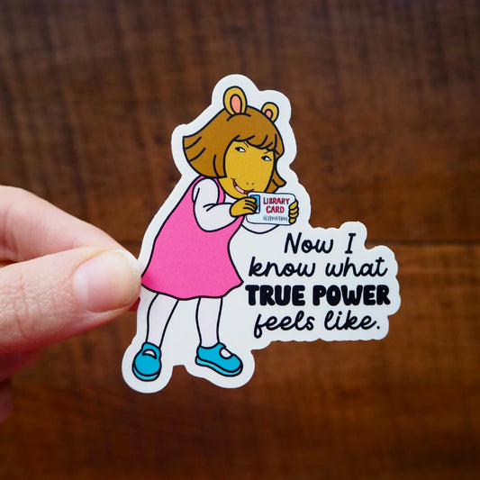 D.W. True Power Sticker