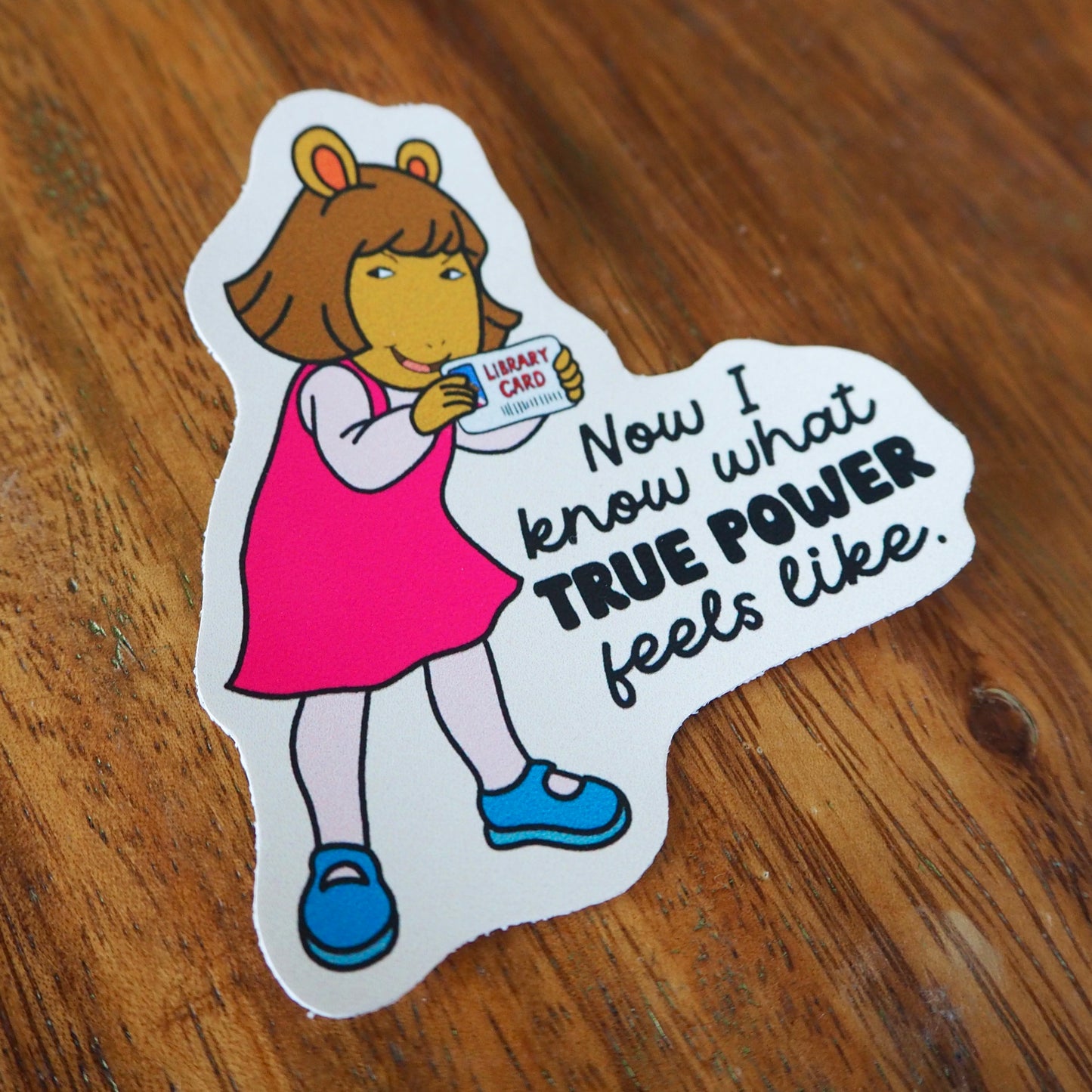 D.W. True Power Sticker