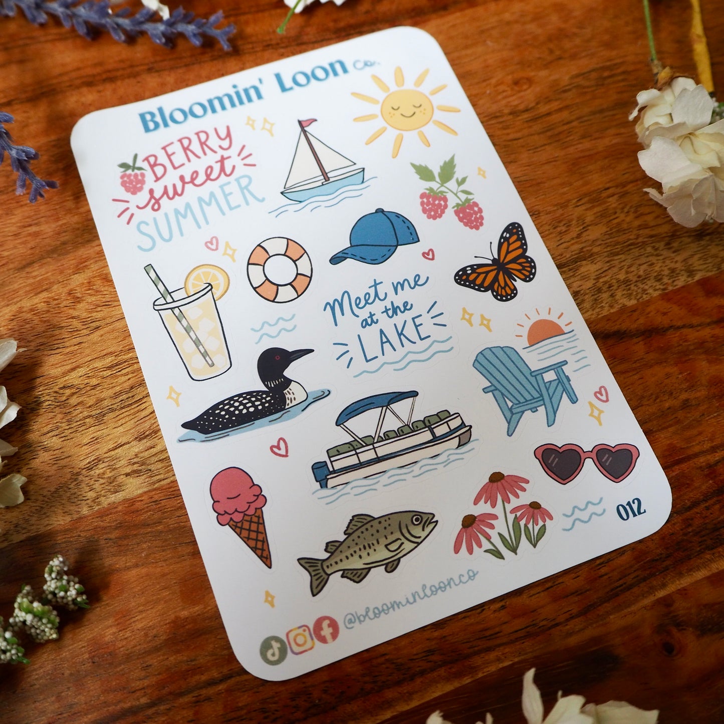 Meet Me At The Lake Sticker Sheet