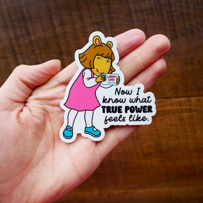 D.W. True Power Sticker
