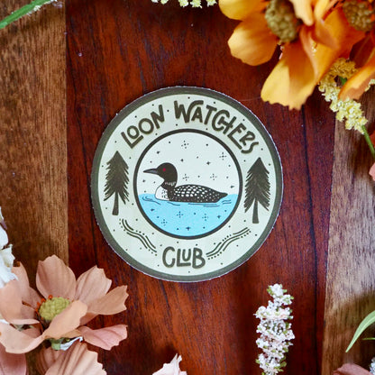 Loon Watchers Club Sticker