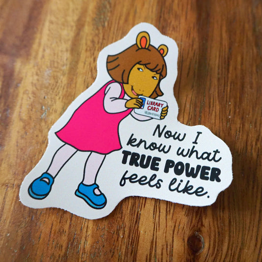 D.W. True Power Sticker