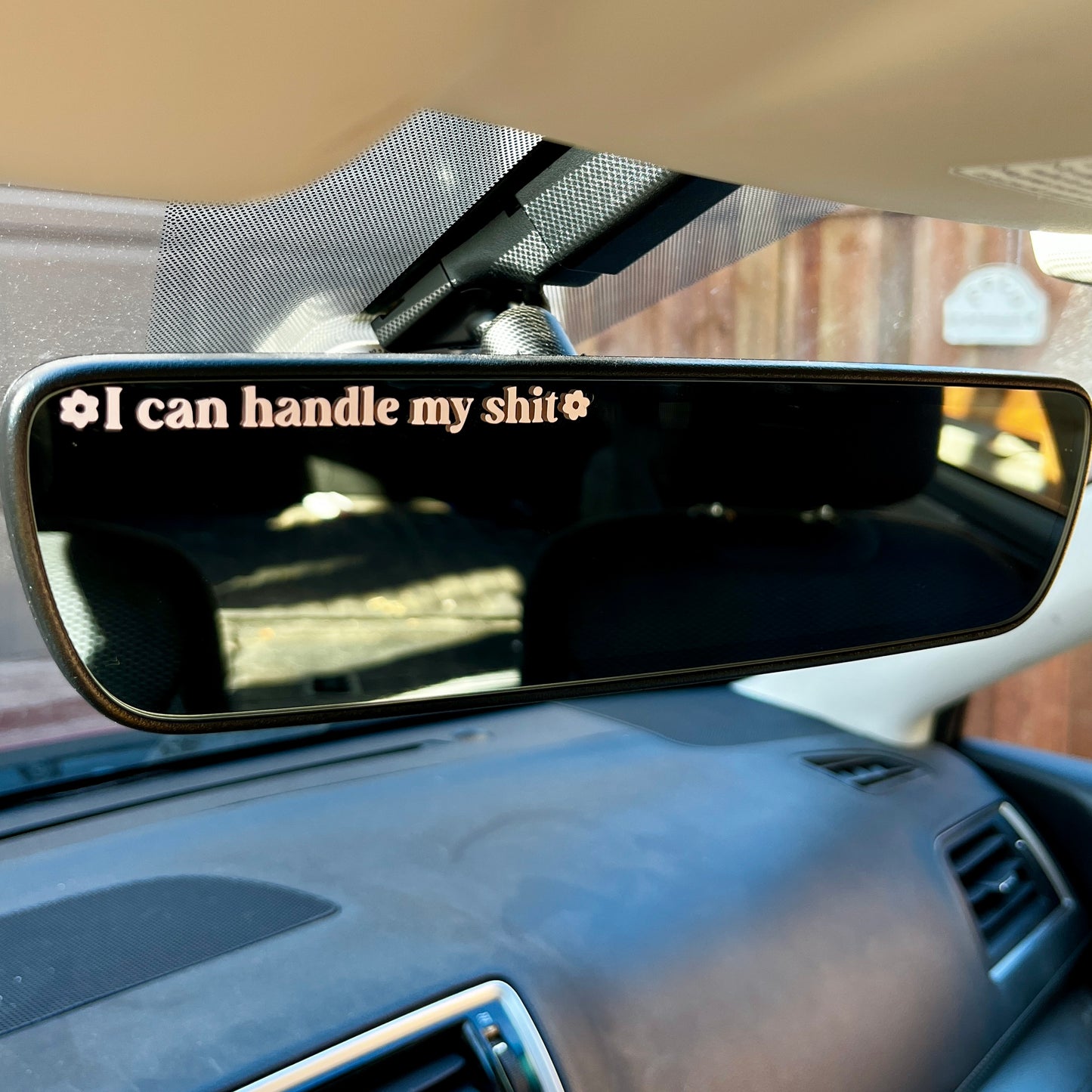 I Can Handle My Shit Vinyl Mirror Decal