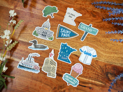 Hello From St. Paul, Minnesota Sticker Pack