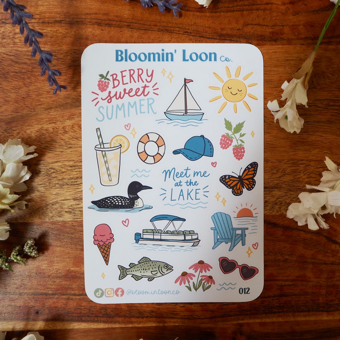 Meet Me At The Lake Sticker Sheet