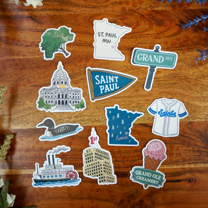 Hello From St. Paul, Minnesota Sticker Pack