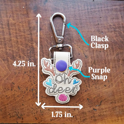 Oh Deer Keychain