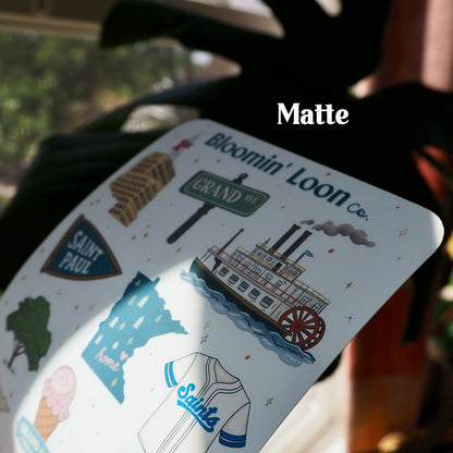 Hello From St. Paul, Minnesota Sticker Sheet