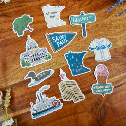 Hello From St. Paul, Minnesota Sticker Pack