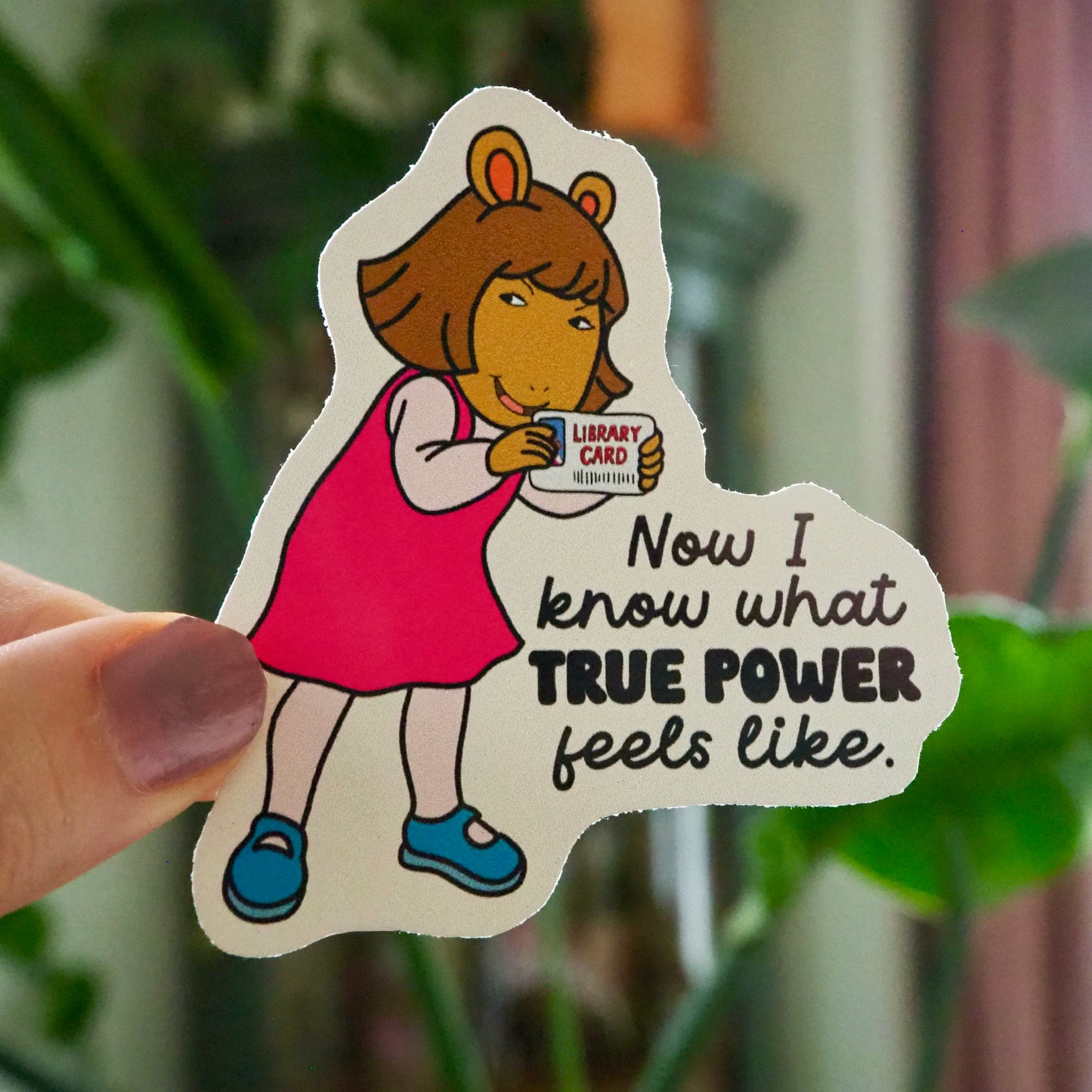 D.W. True Power Sticker