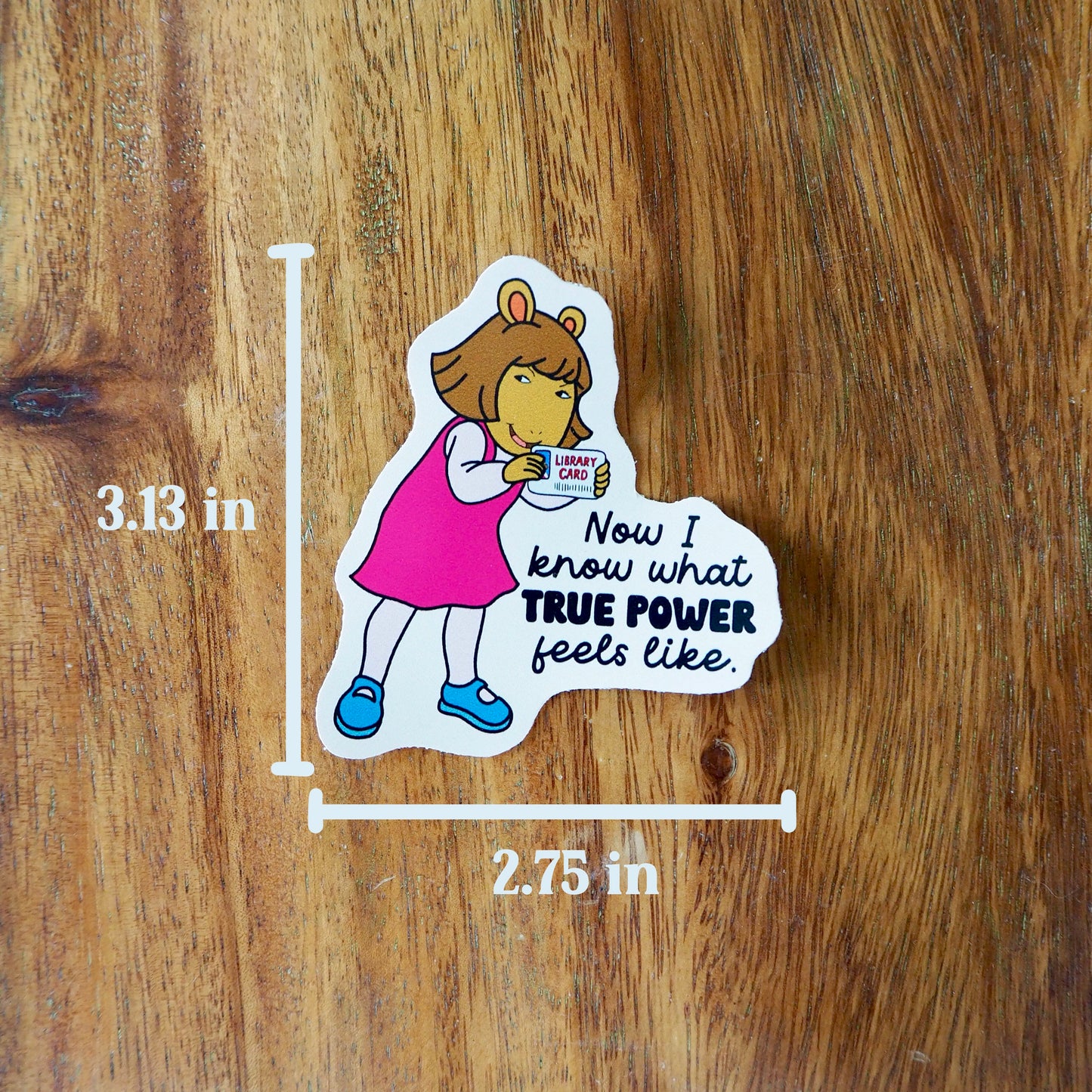 D.W. True Power Sticker