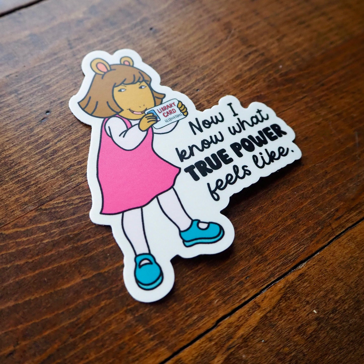 D.W. True Power Sticker