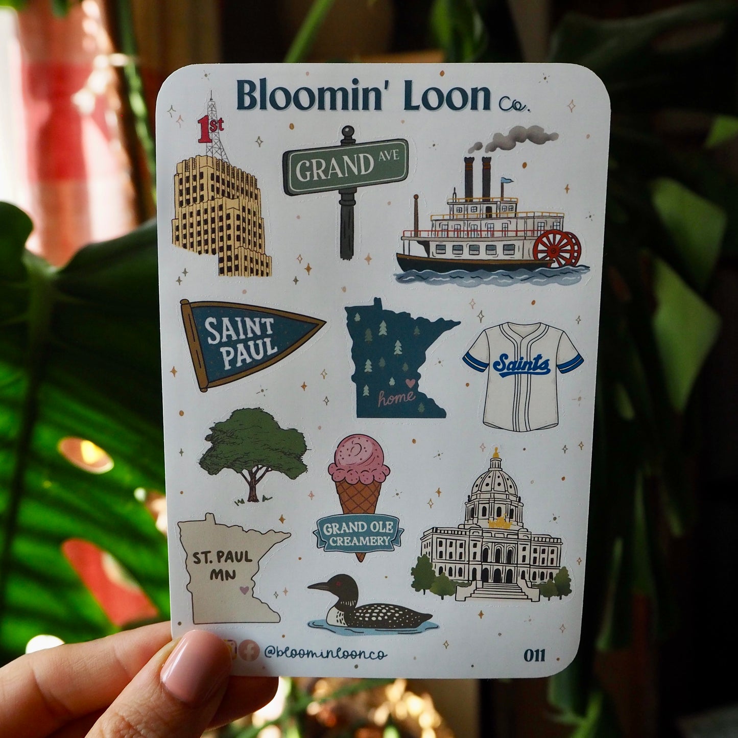Hello From St. Paul, Minnesota Sticker Sheet
