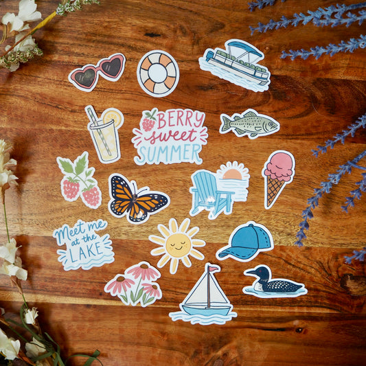 Meet Me At The Lake Sticker Pack