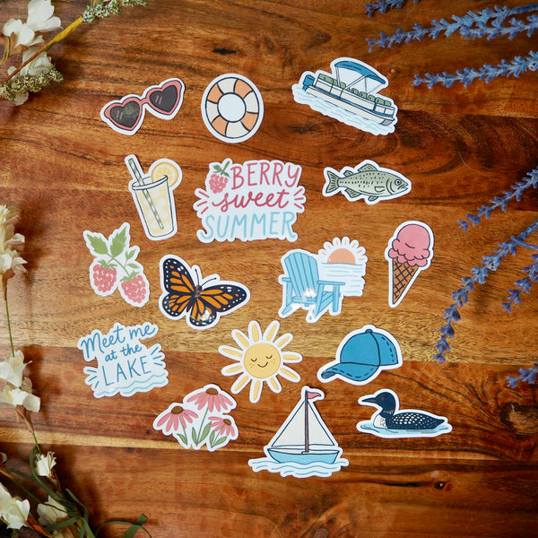 Meet Me At The Lake Sticker Pack