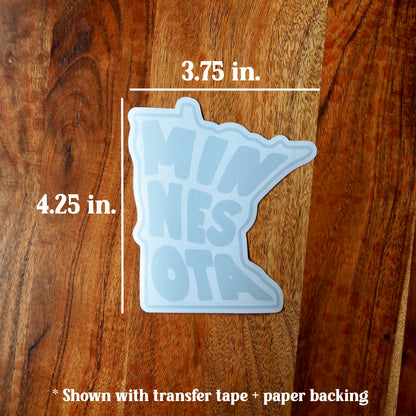 Minnesota State Outline Vinyl Decal