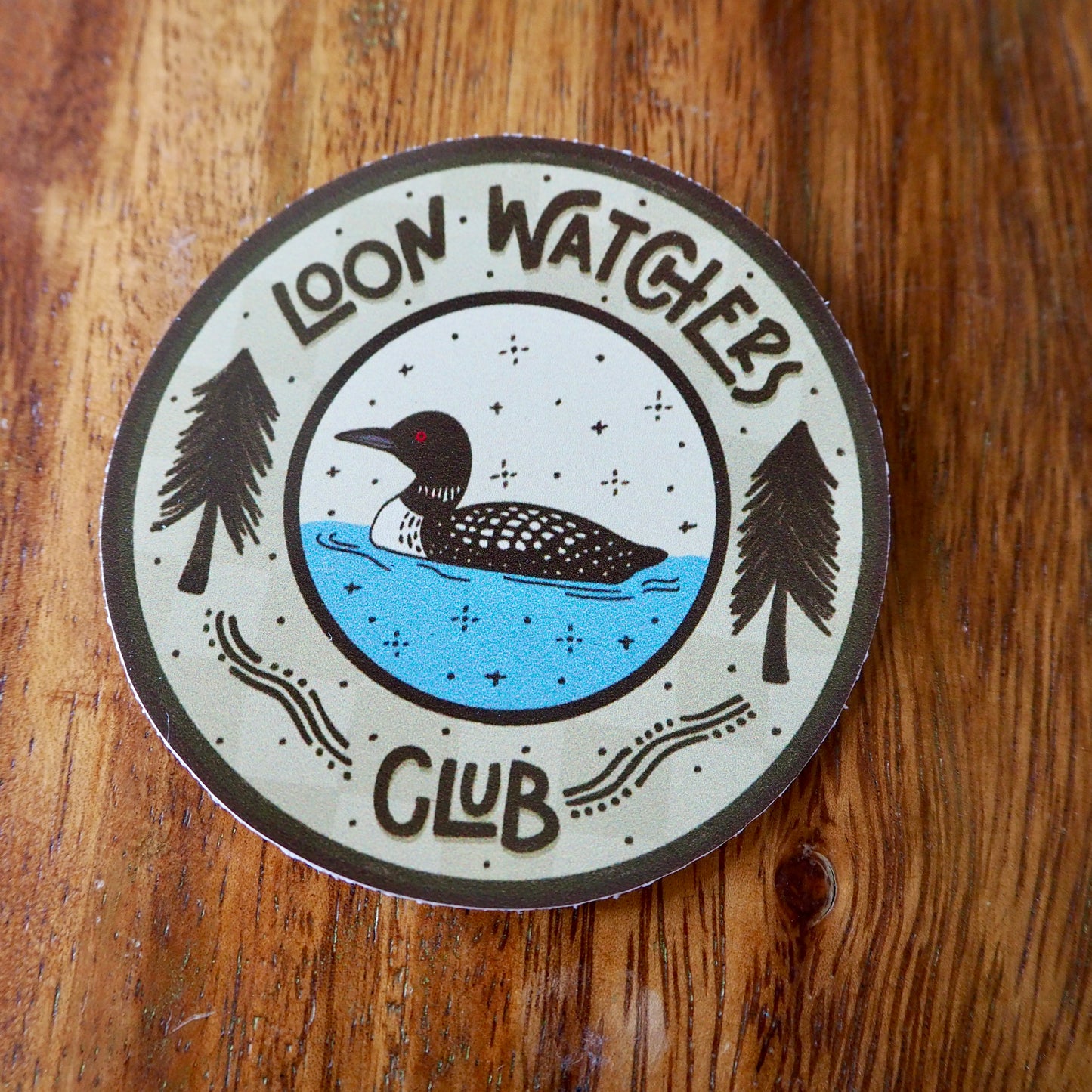 Loon Watchers Club Sticker