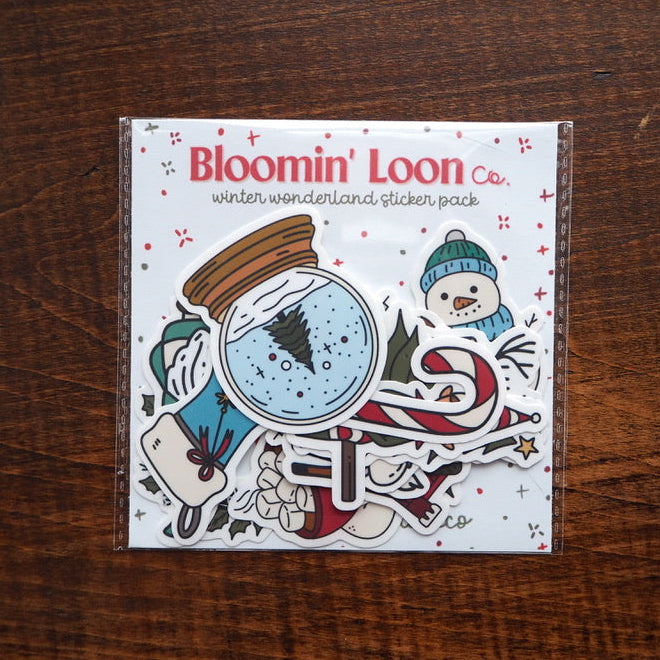 Winter Wonderland Holiday Sticker Pack