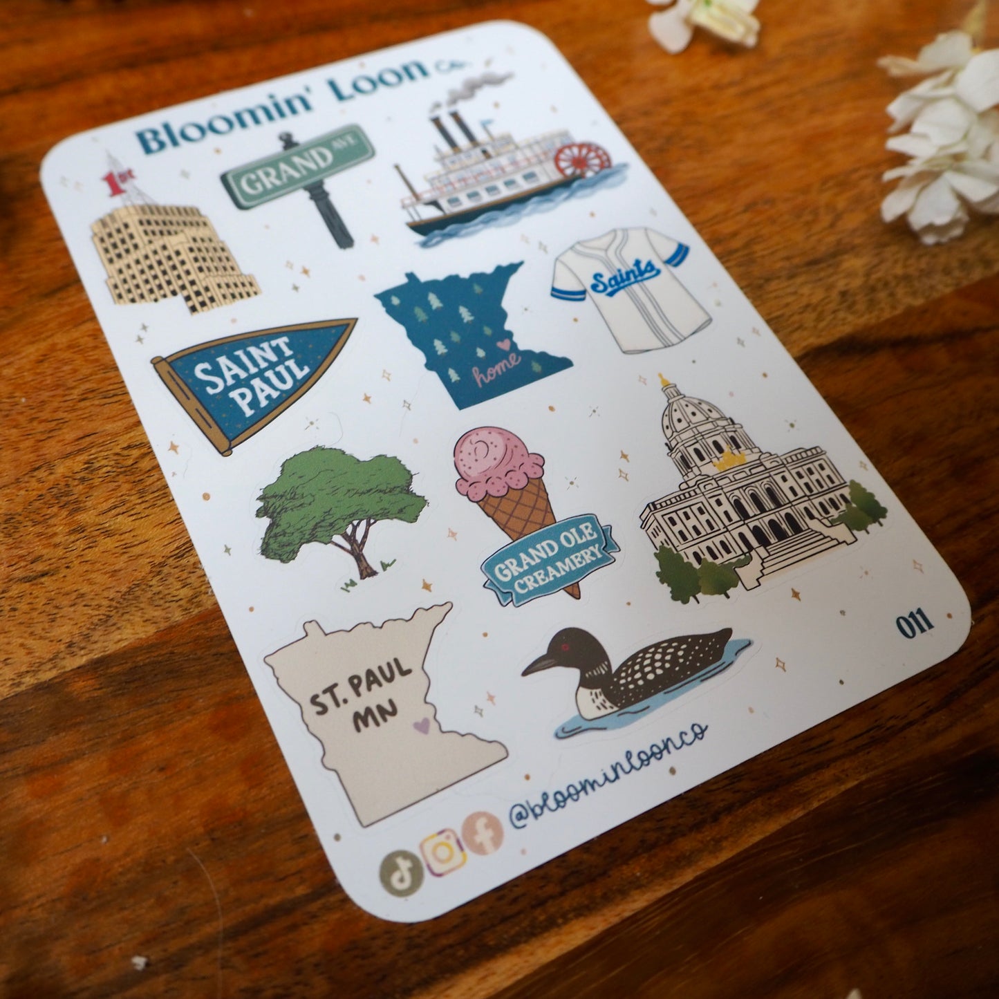 Hello From St. Paul, Minnesota Sticker Sheet