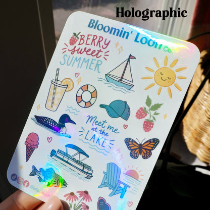 Meet Me At The Lake Sticker Sheet