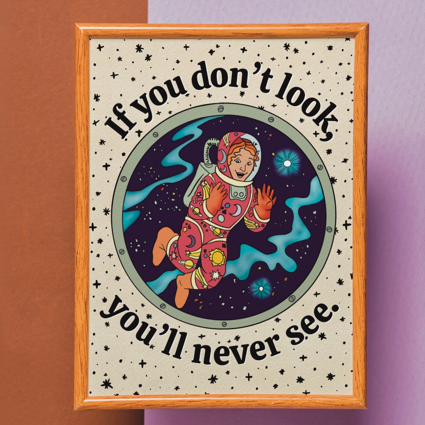 If You Don't Look, You'll Never See Digital Print