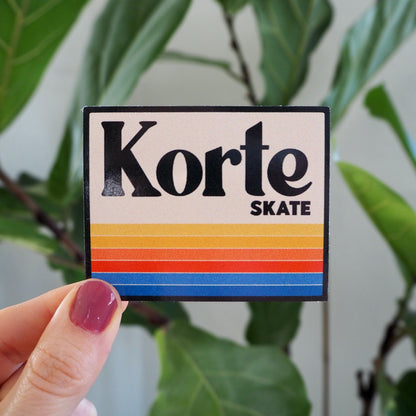 Korte/Korteloppet Cross Country Ski Vinyl Sticker