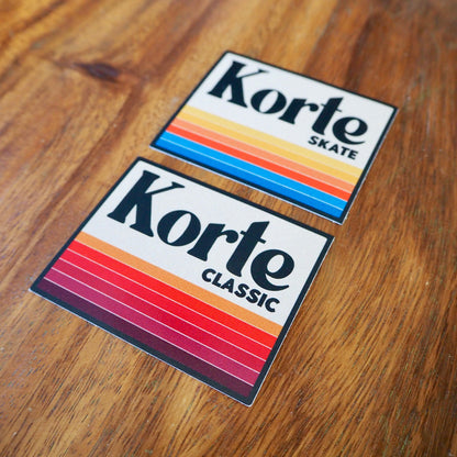 Korte/Korteloppet Cross Country Ski Vinyl Sticker