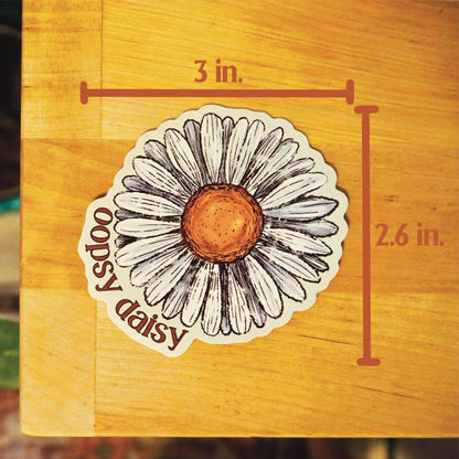 Oopsy Daisy Vinyl Sticker