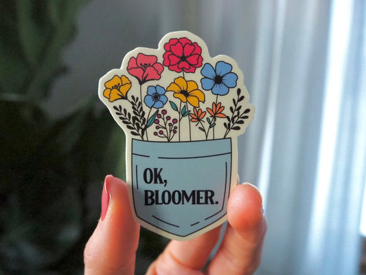 OK, Bloomer Vinyl Sticker