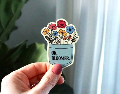 OK, Bloomer Vinyl Sticker