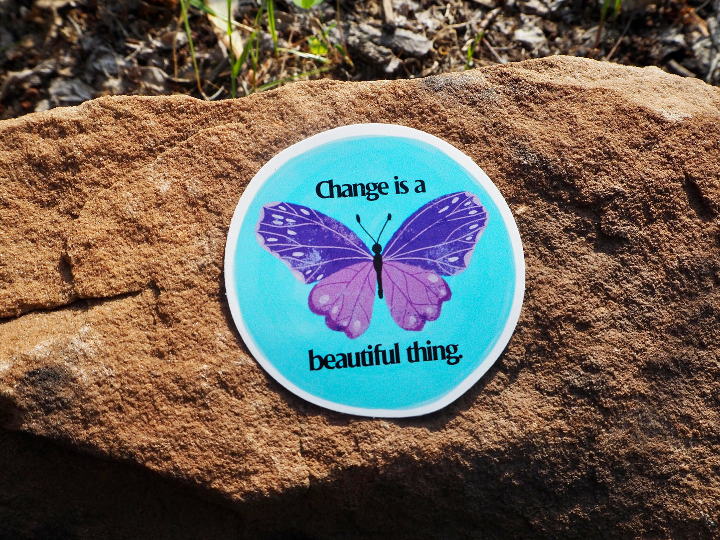Change Is A Beautiful Thing Butterfly Sticker Set