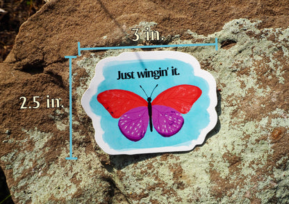 Change Is A Beautiful Thing Butterfly Sticker Set