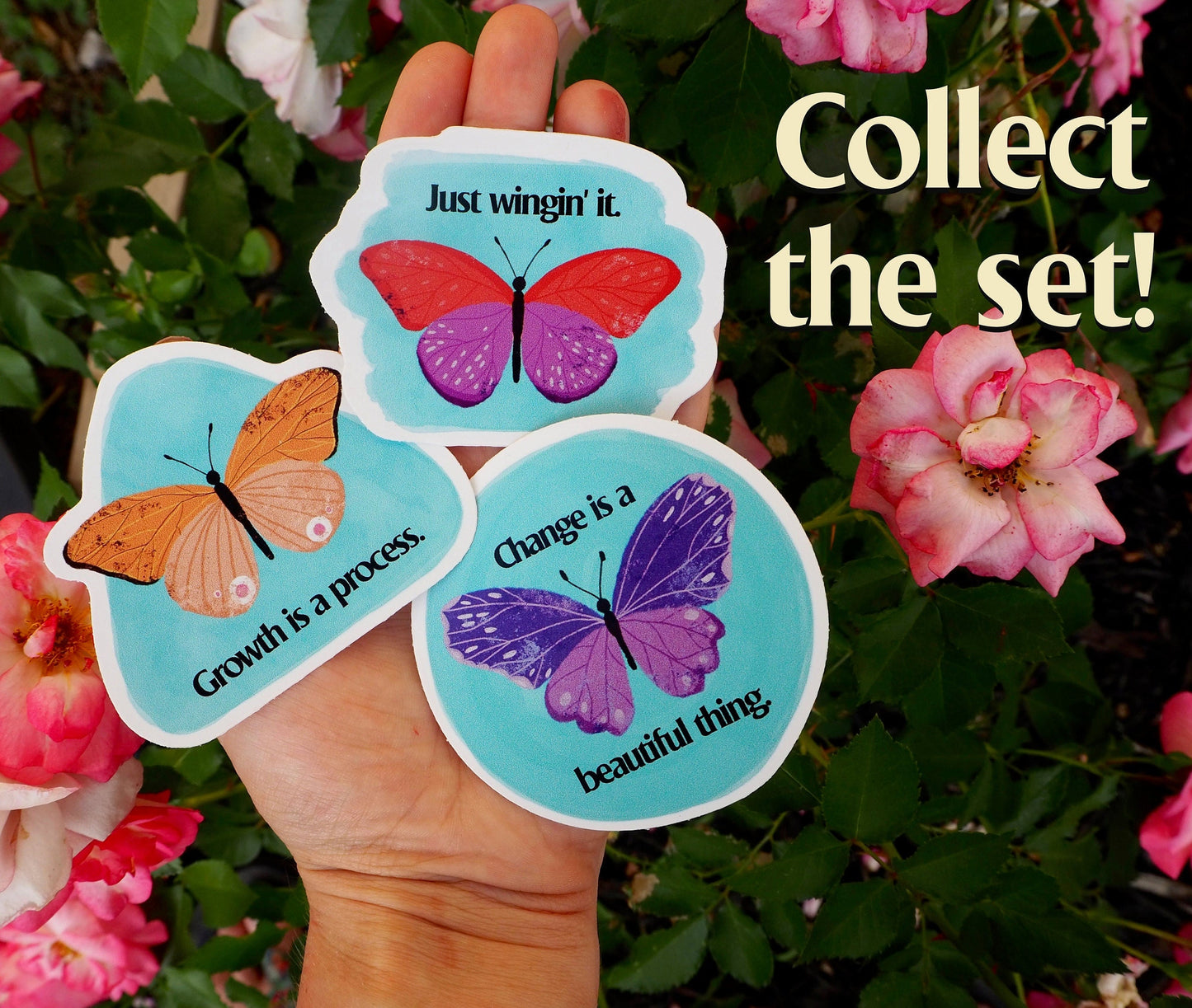 Change Is A Beautiful Thing Butterfly Vinyl Sticker