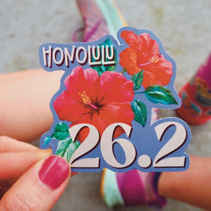 Honolulu Marathon 26.2 Sticker