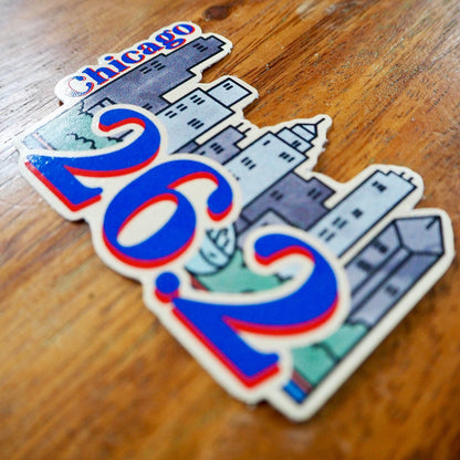 Chicago 26.2 Skyline Sticker