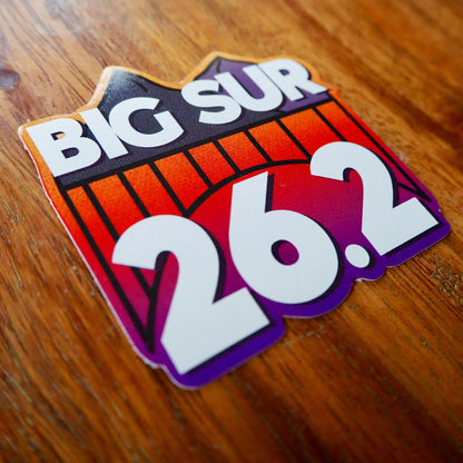 Big Sur Marathon 26.2 Sticker