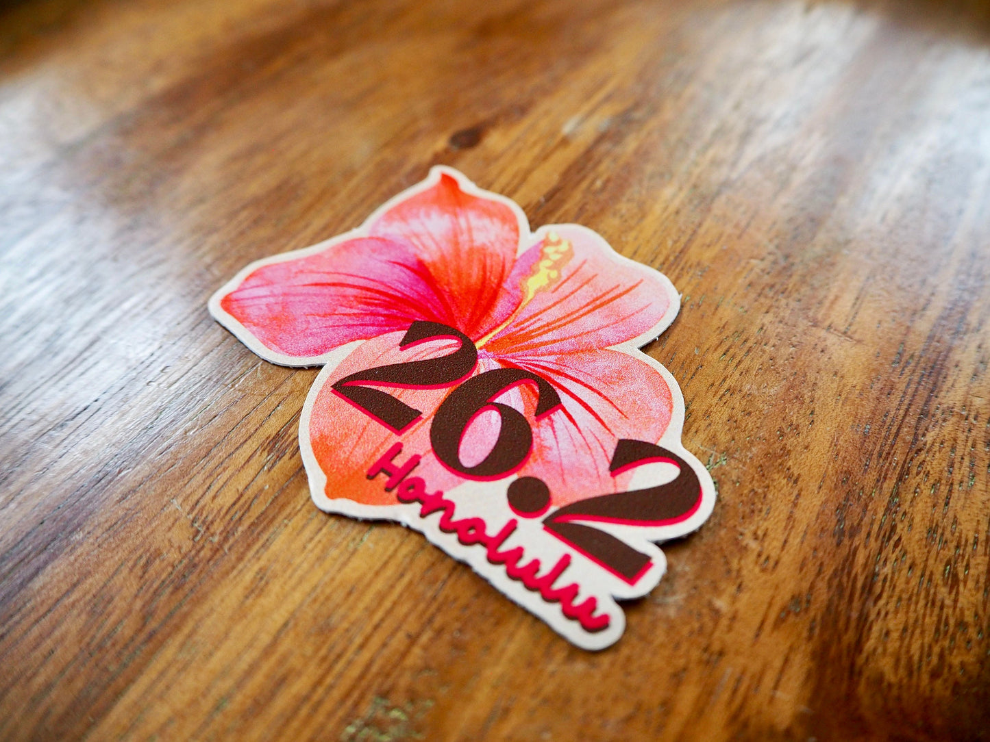 Honolulu Hibiscus Marathon 26.2 Sticker