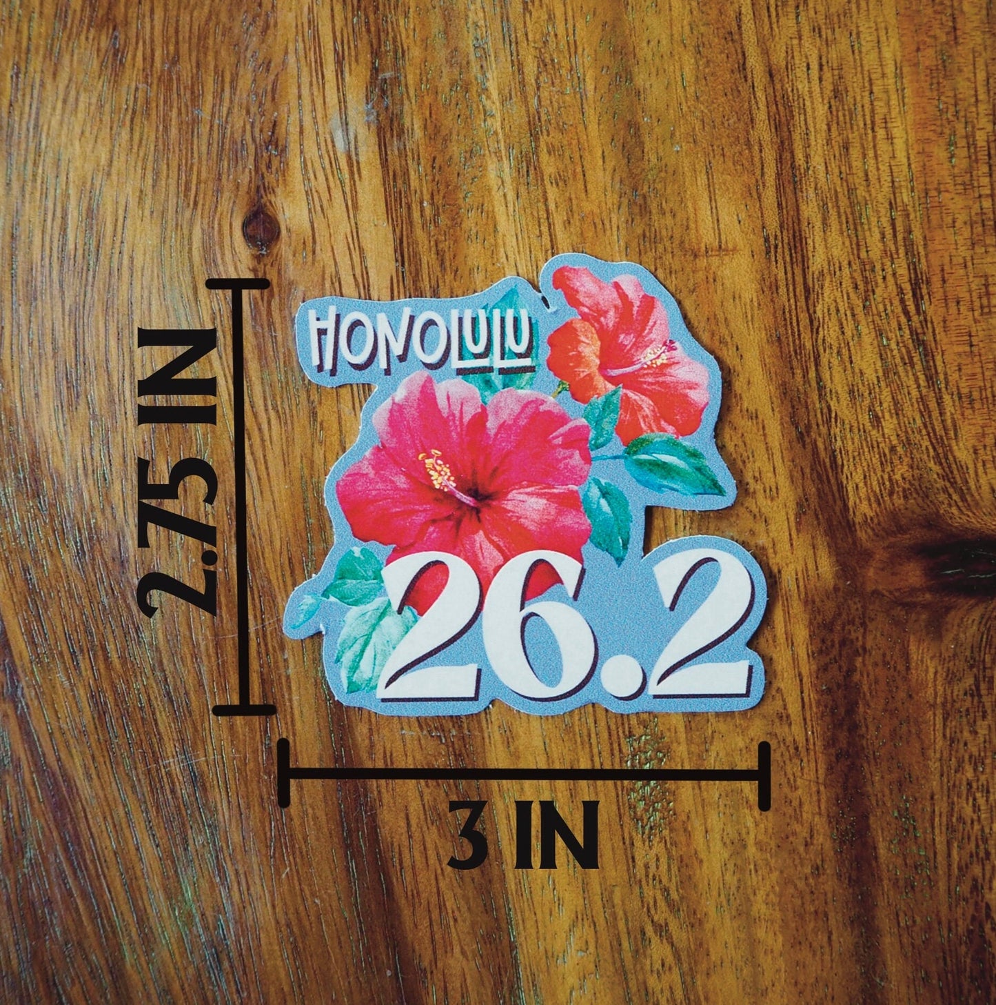 Honolulu Marathon 26.2 Sticker