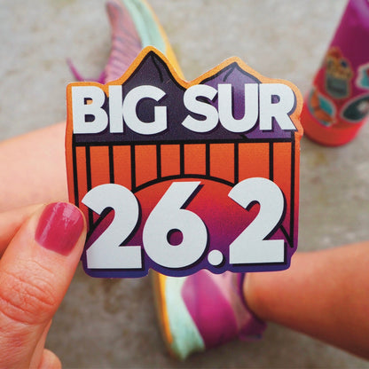 Big Sur Marathon 26.2 Sticker