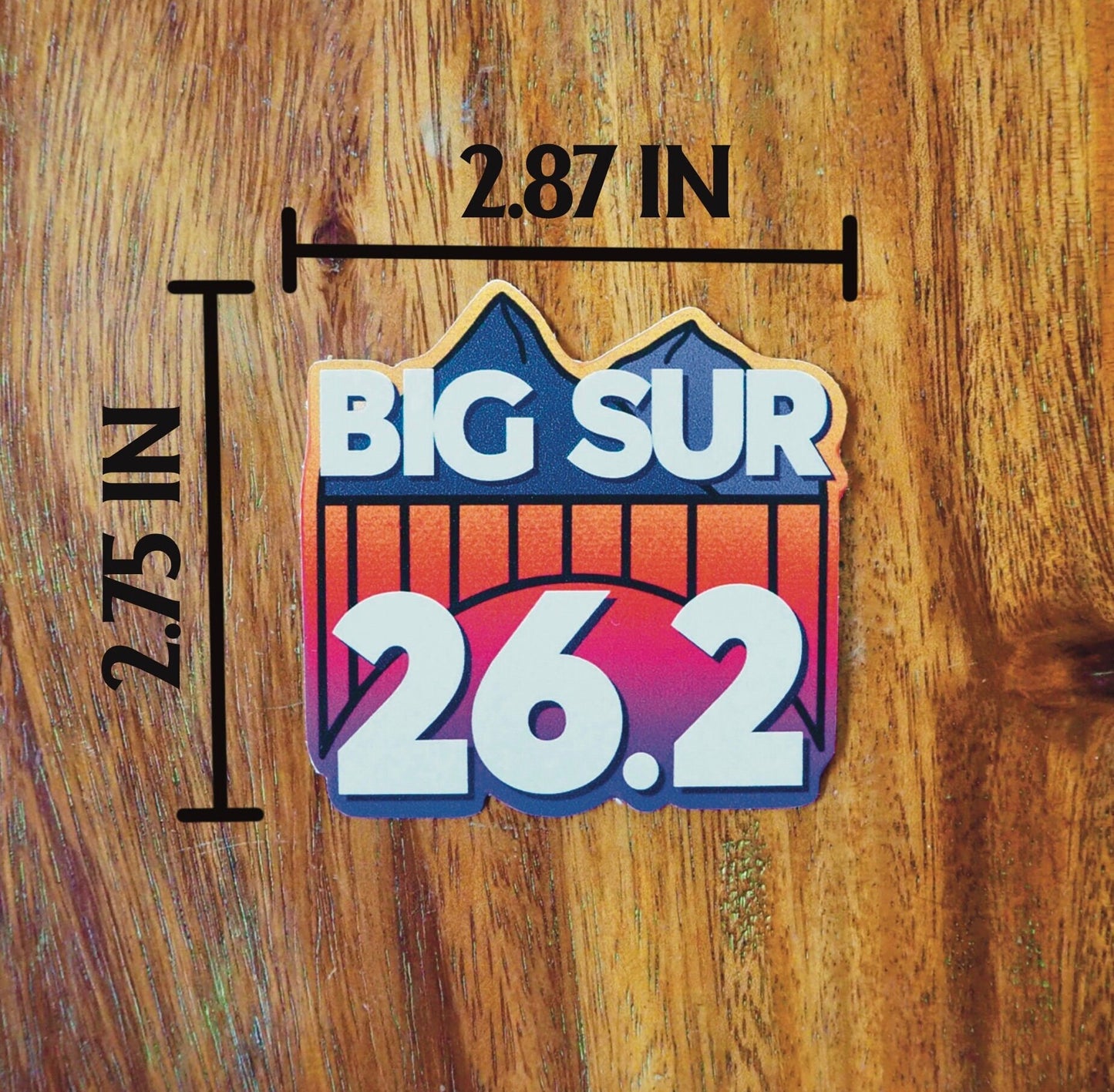 Big Sur Marathon 26.2 Sticker