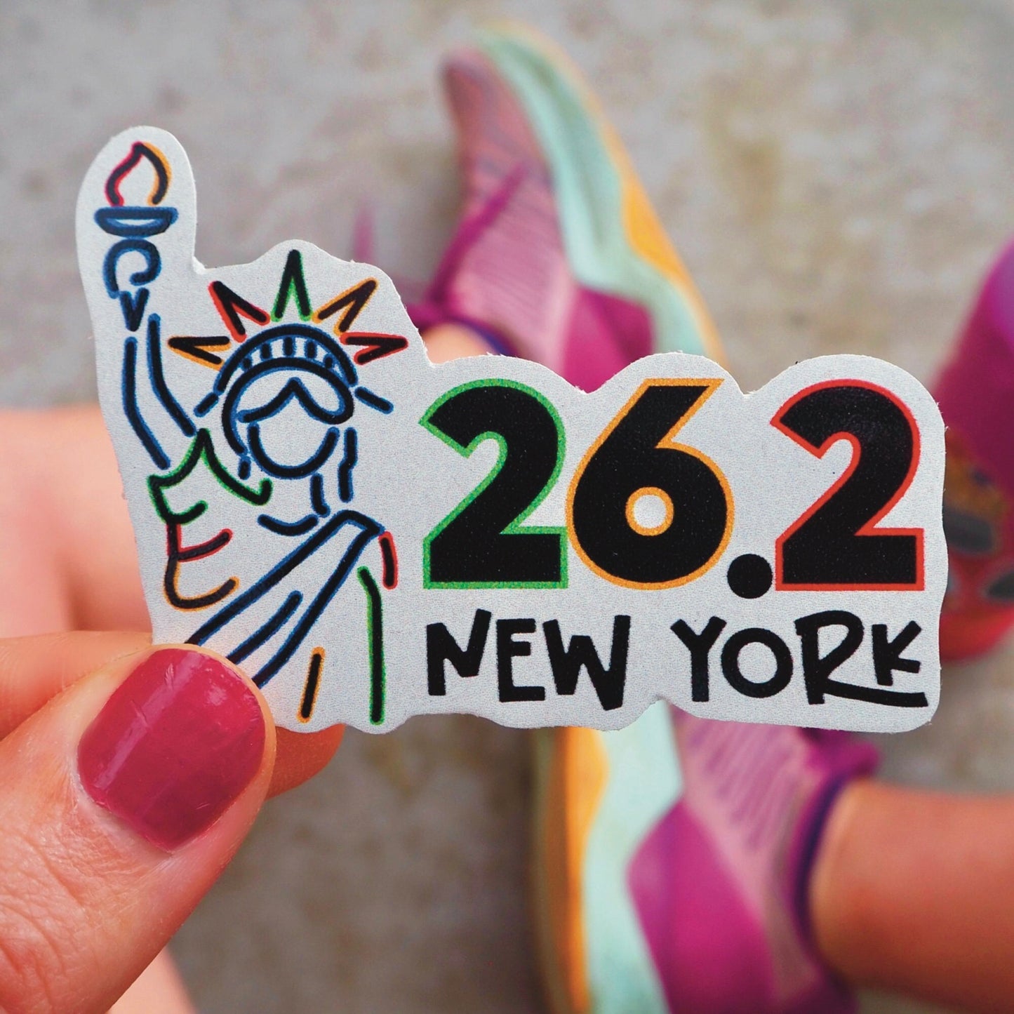 New York Marathon 26.2 Sticker