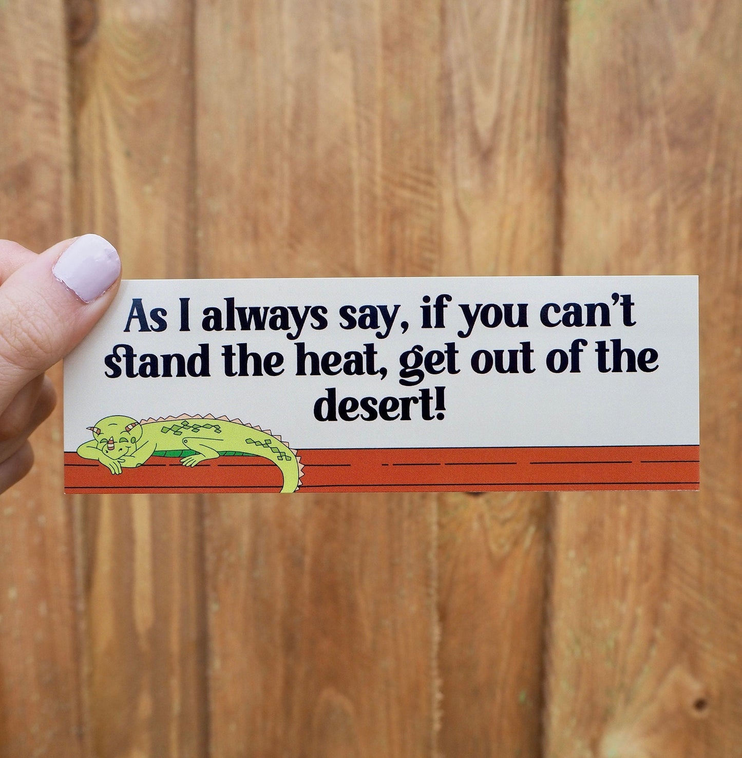 Ms. Frizzle Desert Double Sided Bookmark