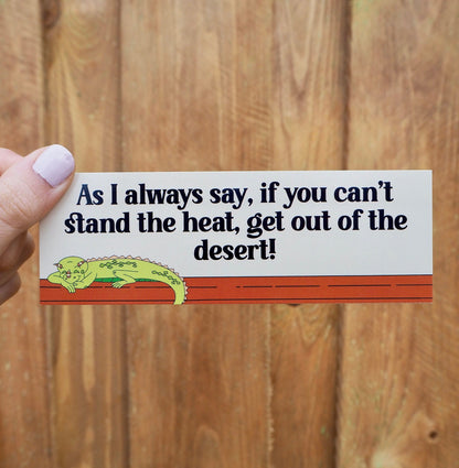 Ms. Frizzle Desert Double Sided Bookmark