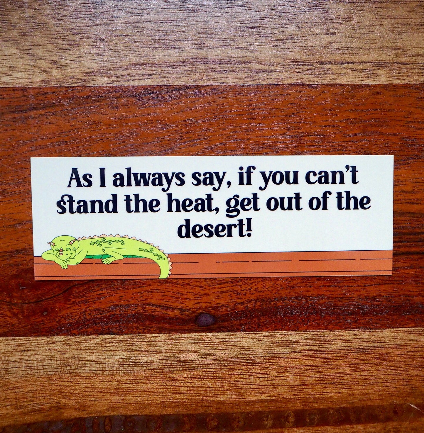 Ms. Frizzle Desert Double Sided Bookmark