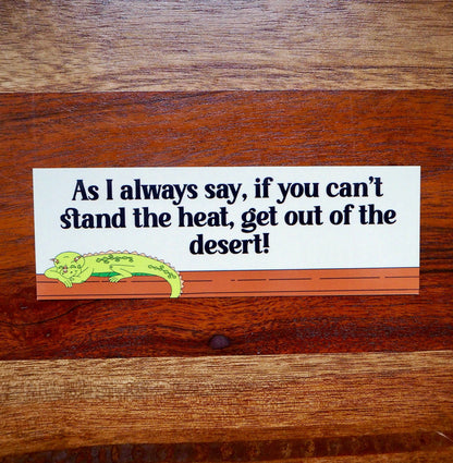 Ms. Frizzle Desert Double Sided Bookmark