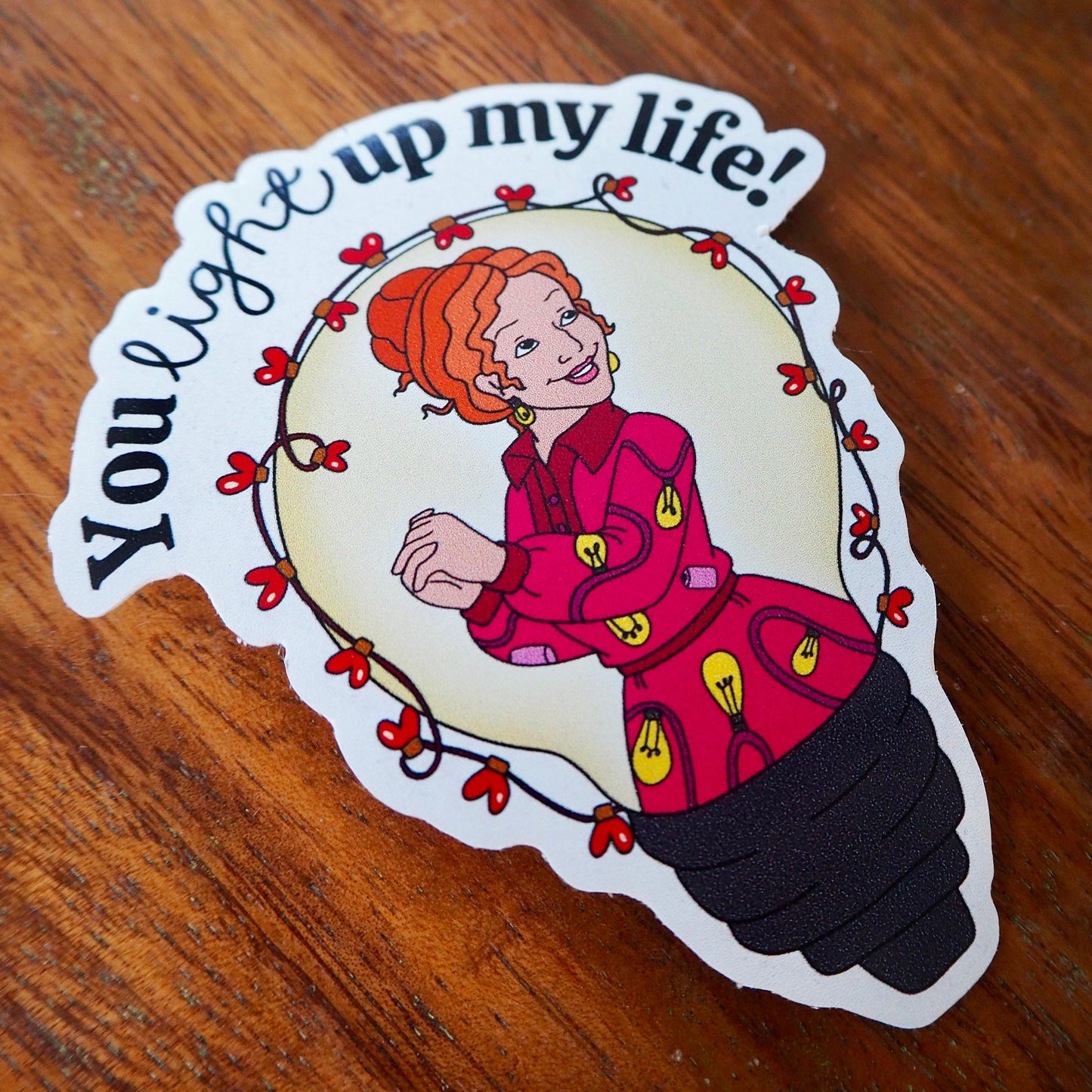 Ms. Frizzle You Light Up My Life Sticker