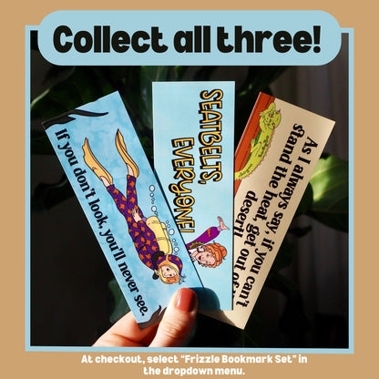 If You Don't Look You, You'll Never See Double Sided Bookmark